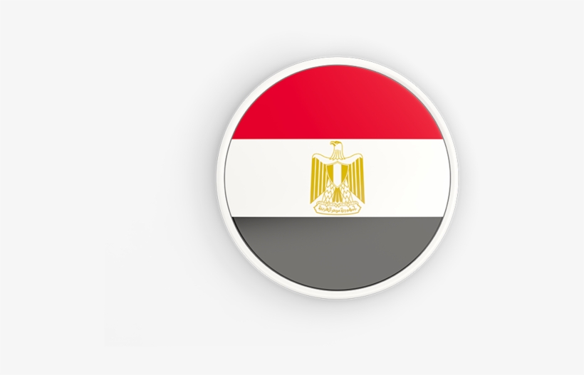 Illustration Of Flag Of Egypt - Egypt Flag Circle Png, transparent png