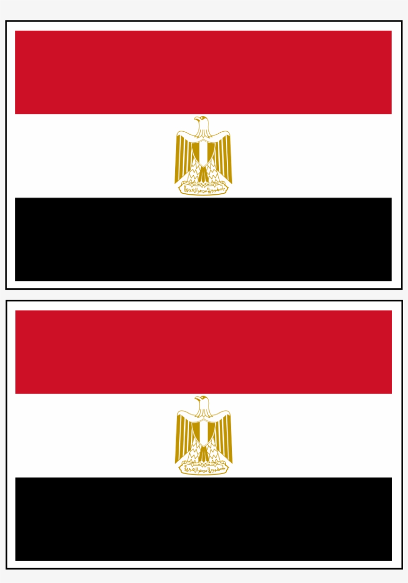 Egypt Flag - Flag Of Egypt, transparent png