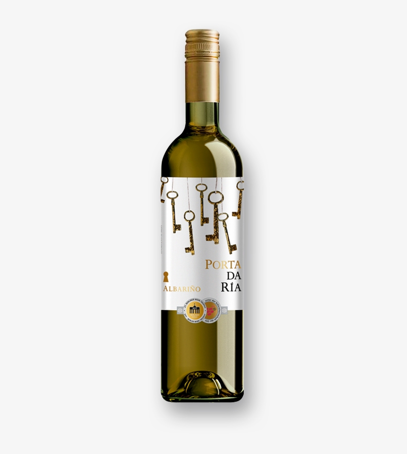 Porta Da Ría - Wine Bottle, transparent png