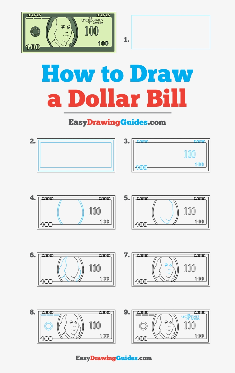 How To Draw Dollar Bill - Hanahan High School, transparent png