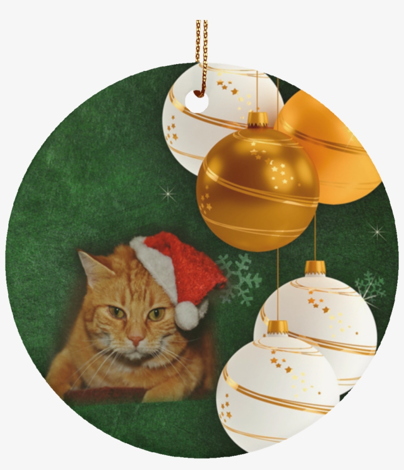 Tabby Cat Crafted Christmas Ornament Ceramic Snowflake - Tabby Cat, transparent png