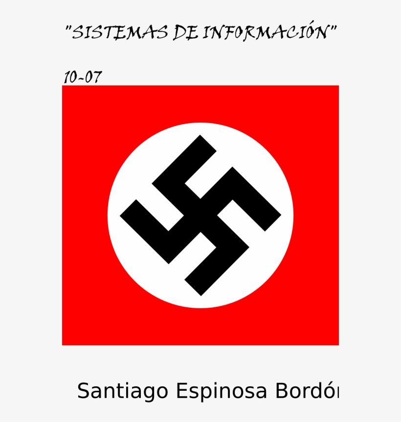 This Png File Is About Nazi , Religiones , Simbolos - Clip Art Of Nazi, transparent png