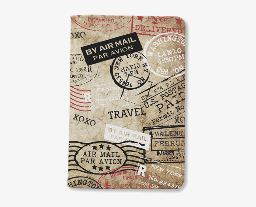 Bisu Bisu - Passport Holder - Travel Stamp - Eye Shadow, transparent png