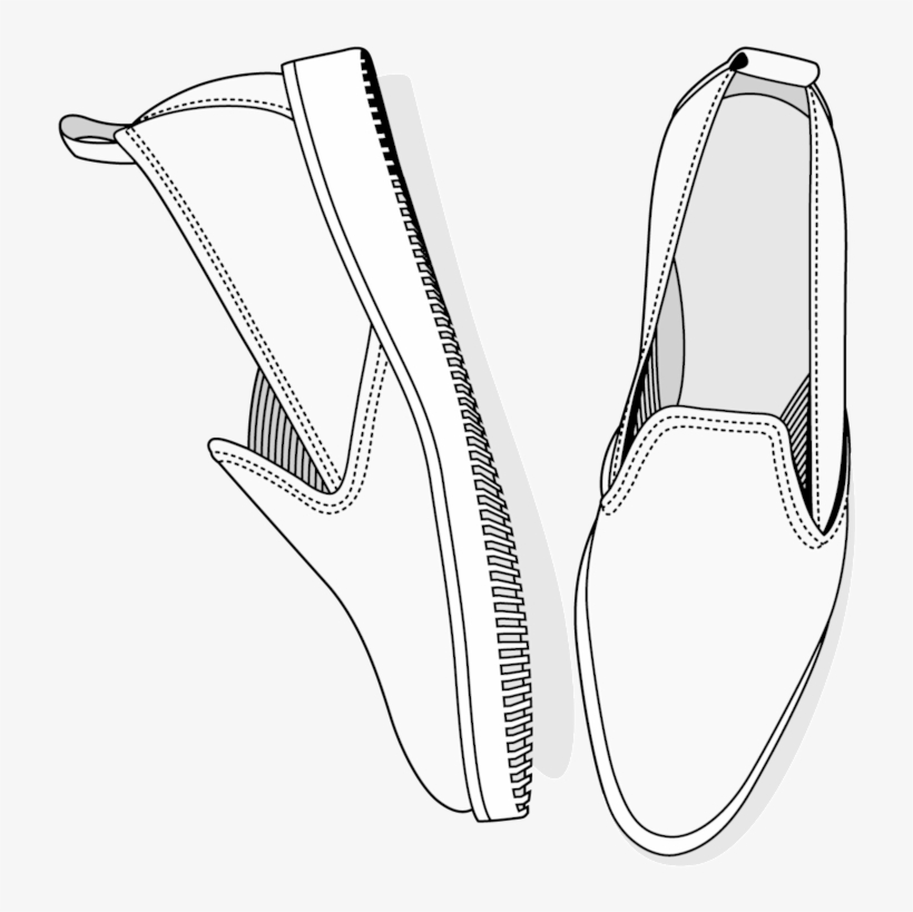 Vector Shoes 01 - Sketch, transparent png