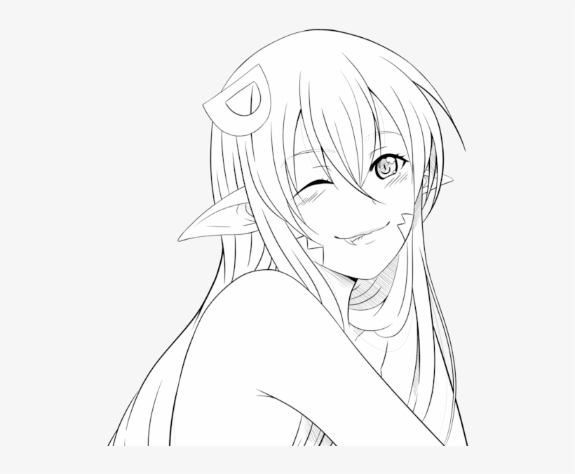 The Miia Of Your Dreams By Manonkyuun - Line Art, transparent png