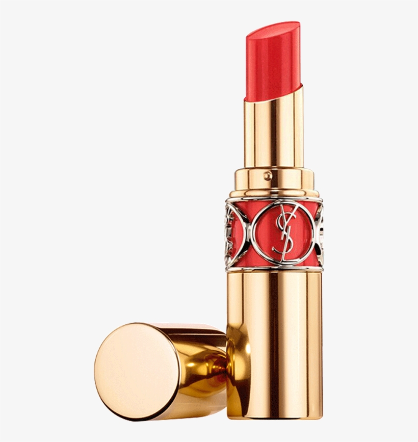 Yves Saint Laurent Ysl Love Picks Kiss Two-color Sandwich - Rouge Volupté Shine 60, transparent png