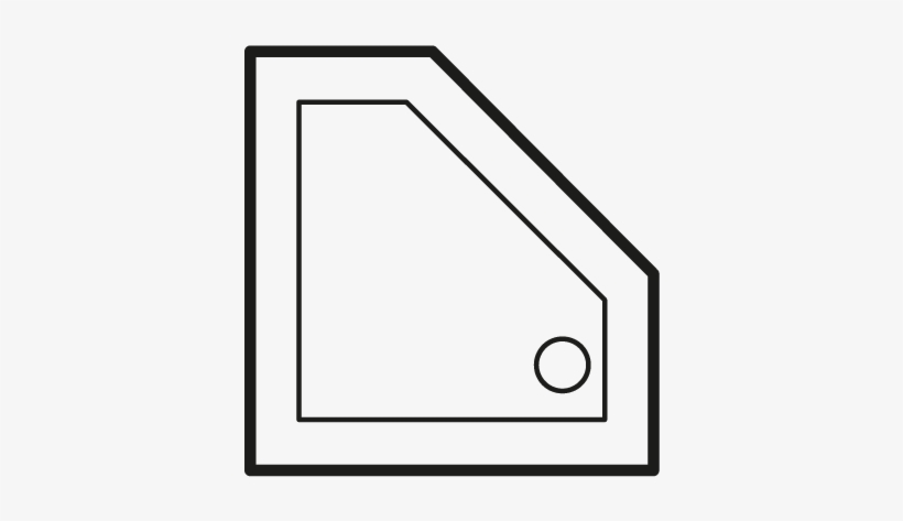 Pentagonal Trays - Line Art, transparent png