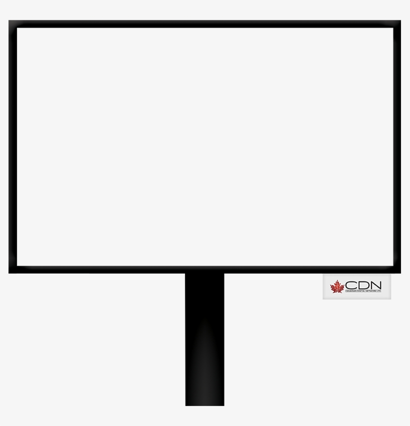 The Gallery For > Blank Billboard Psd - Flat Panel Display, transparent png