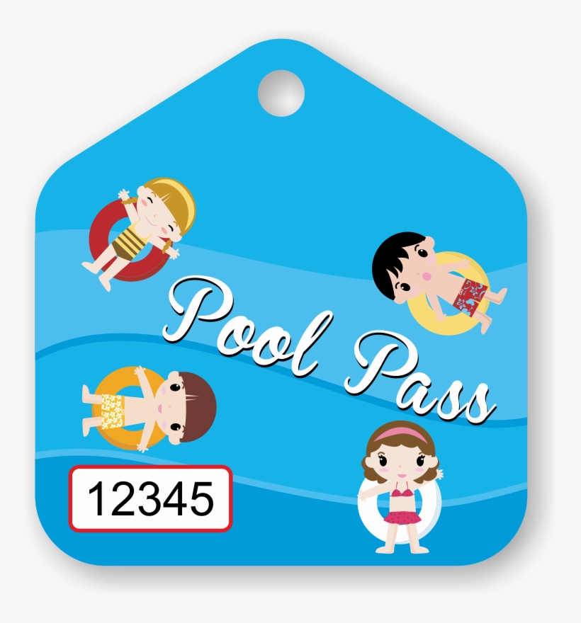 Pool Pass In Pentagon Shape, Kids Life Ring, transparent png