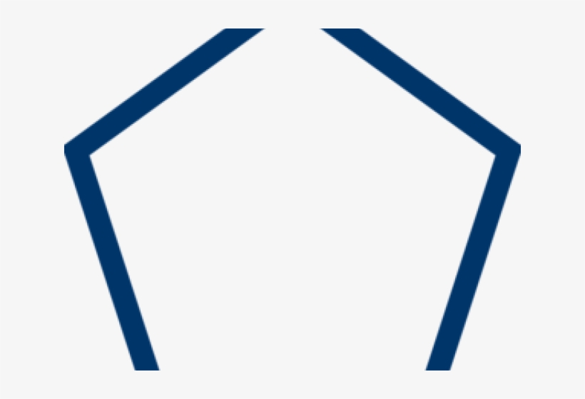 Pentagon Clipart Outline, transparent png