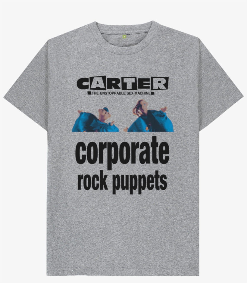 Corporate Rock Puppets Organic T-shirt Carter The Unstoppable, transparent png