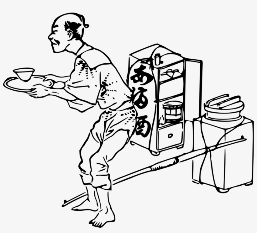 The Wonderful City Of Tokio Drawing Sake Cartoon Japanese - Cartoon, transparent png