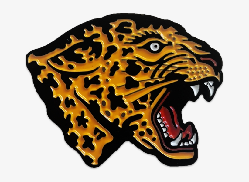 Tony Blue Arms Leopard Black Lapel Pin V=1478754406 - Roar, transparent png