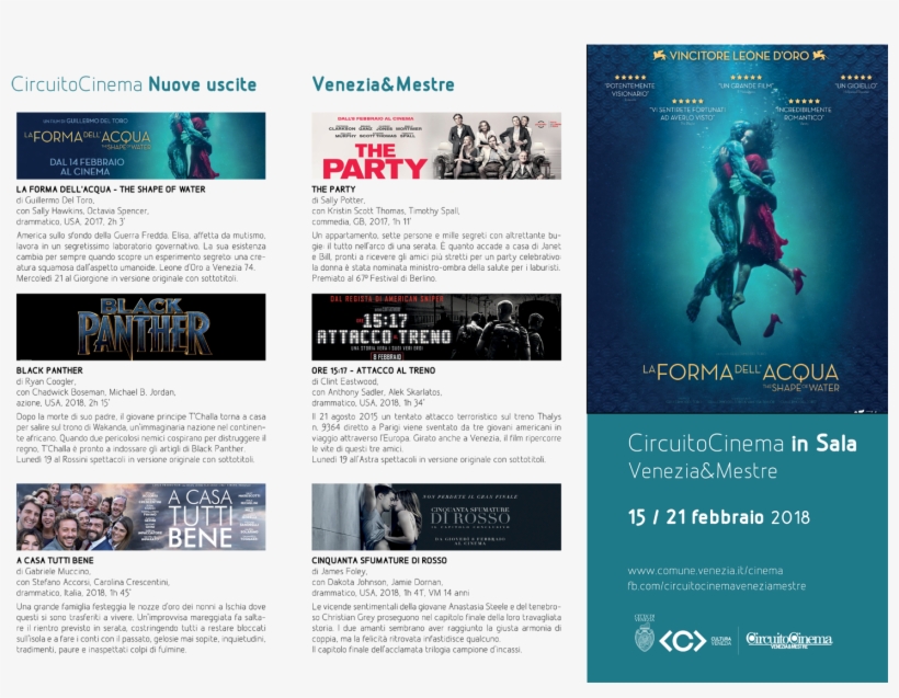 Web Pieghevole Circuto Cinema 15-21 Febbraio Piccolo - Poster, transparent png