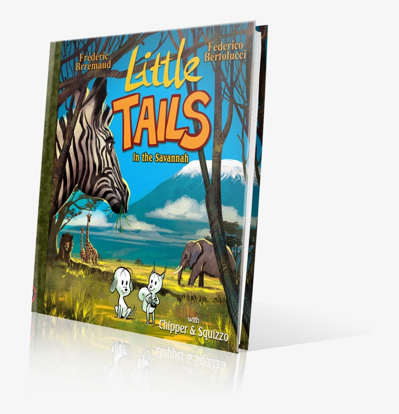 Little Tails In The Savannah - Book Cover, transparent png