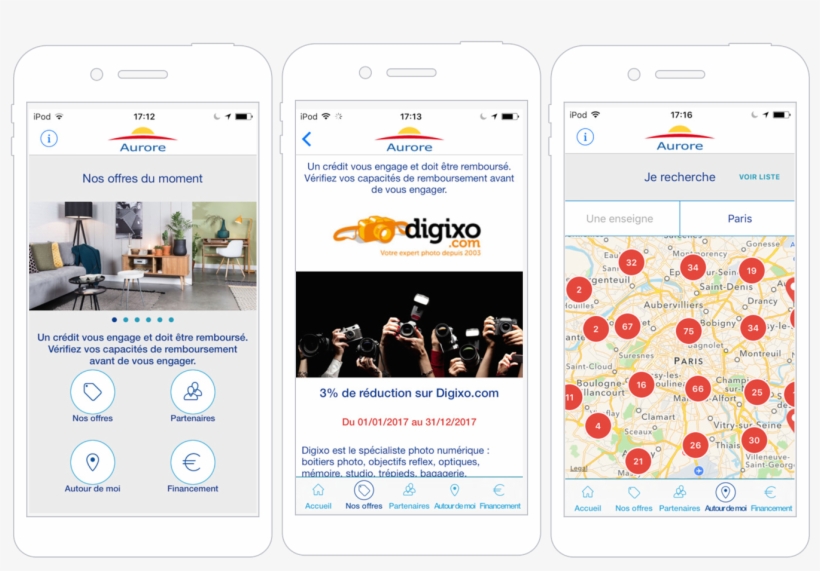 Mobile Application Aurore Updated On Iphone And Android - Iphone, transparent png