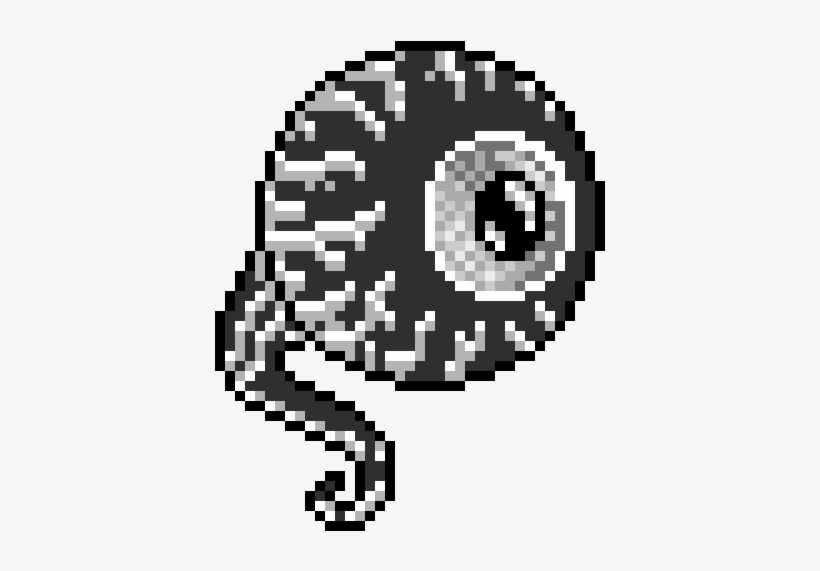 Black And White Eye - Black And White Eye Pixel, transparent png