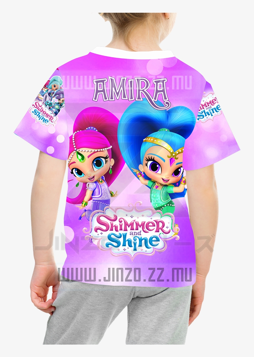 Katalog Jinzo Kids Shimmer And Shine 1 Kaos Anak Shimmer - Shimmer And Shine Baju, transparent png
