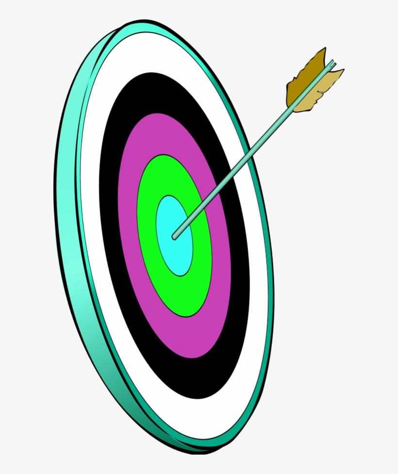 Dart Arrow In The Smallest Circle - Target Arrow Gif Png, transparent png