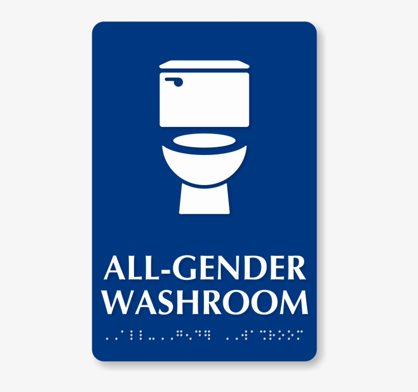 Sintra Restroom Sign With Braille, 9in - Room Sign, transparent png