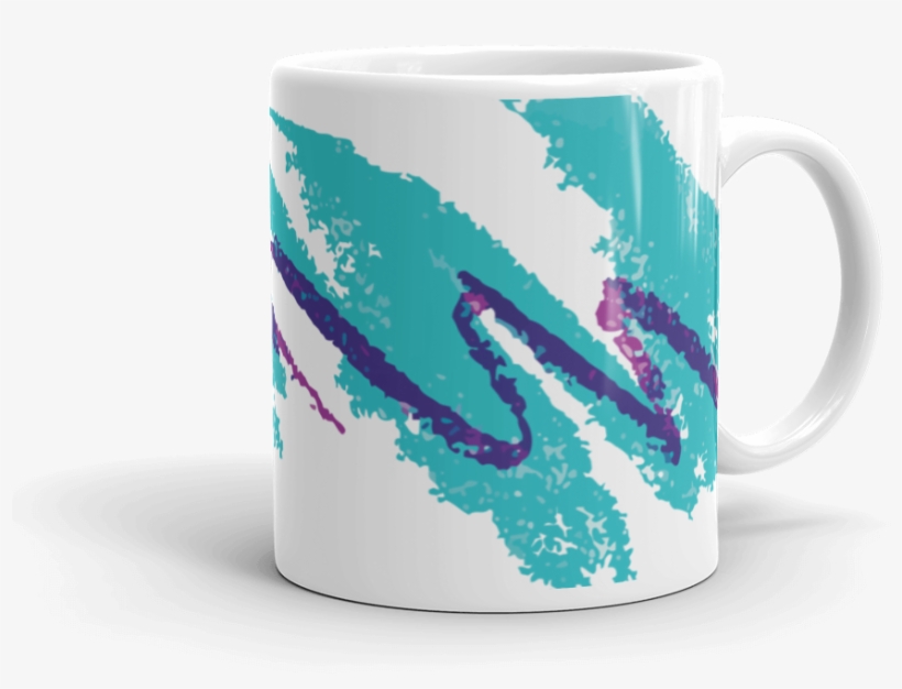 90's Solo Cup Pattern Coffee - Mug, transparent png