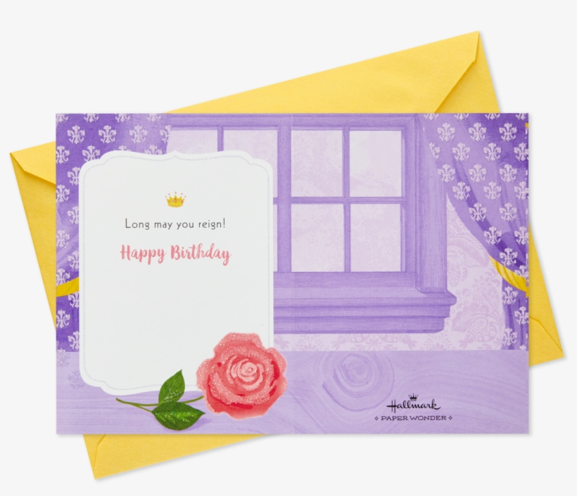 Her Royal Birthdayness Crown Pop Up Birthday Card - Envelope, transparent png