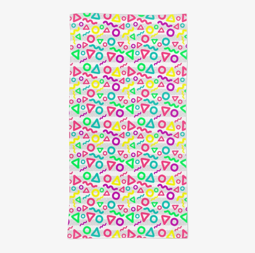 Toalha 90's Funky Pattern De Tobias Fonsecana - Circle, transparent png