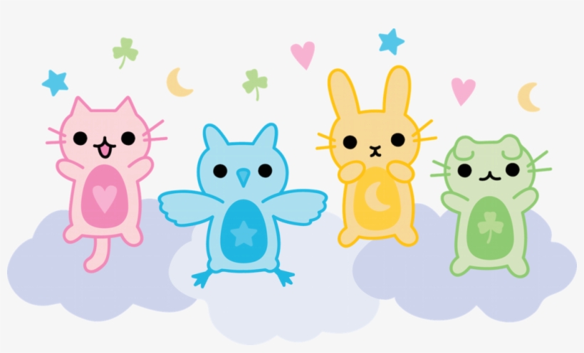 Illustrated Animal Characters - Vector Stars Circle, transparent png