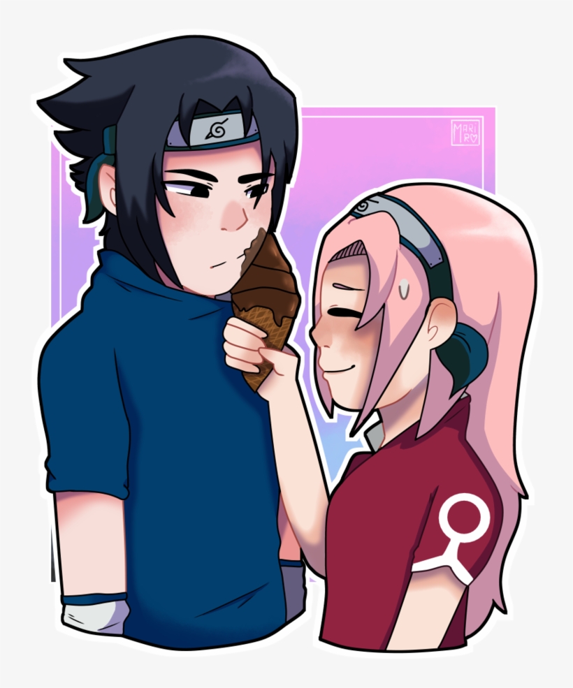 Anime, Marimr, Naruto, Uchiha Sasuke, Haruno Sakura, - Cartoon, transparent png
