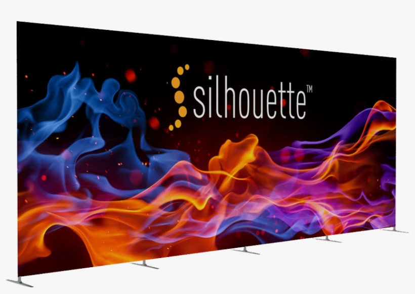 Silhouette™ 20′ - Blue And Red Fire, transparent png