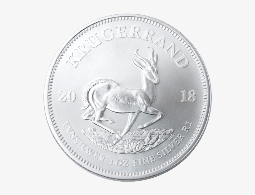 1 Oz Silver Krugerrand 2018, transparent png