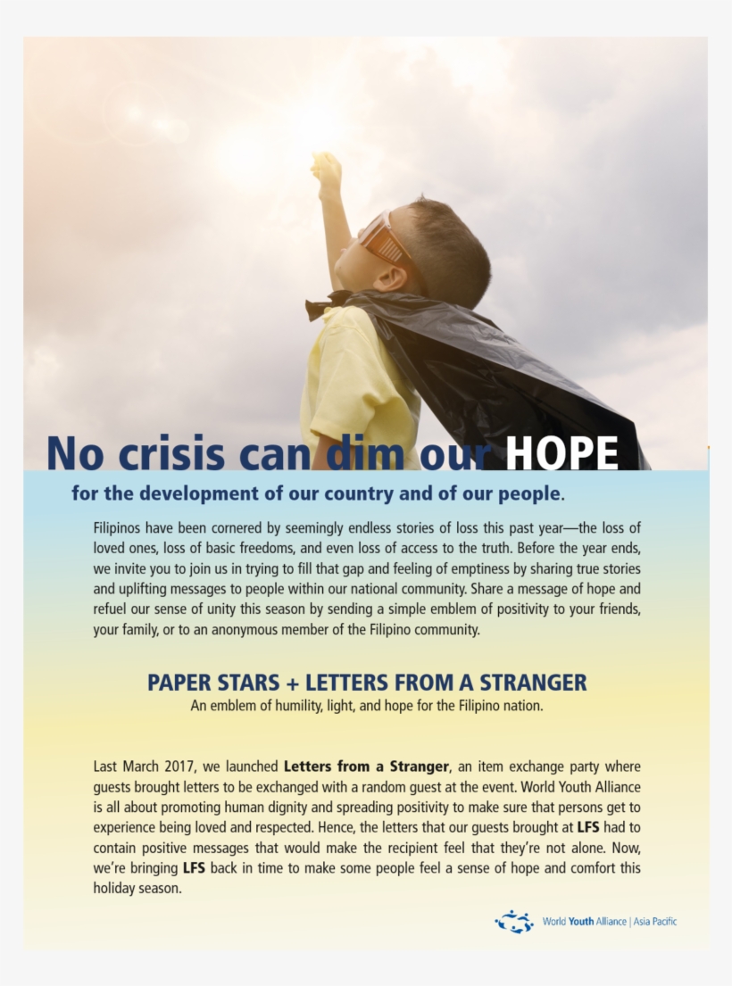 Paper Stars Letters From A Stranger - Child, transparent png