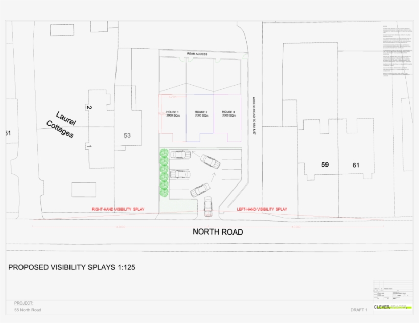 3 Bedroom Detached Bungalow For Sale In North Road, - Diagram, transparent png