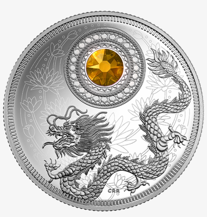 Canada 2016 Birthstones Series -november Proof Silver - December Birthstone Pure Silver Coin Made With Swarovski, transparent png