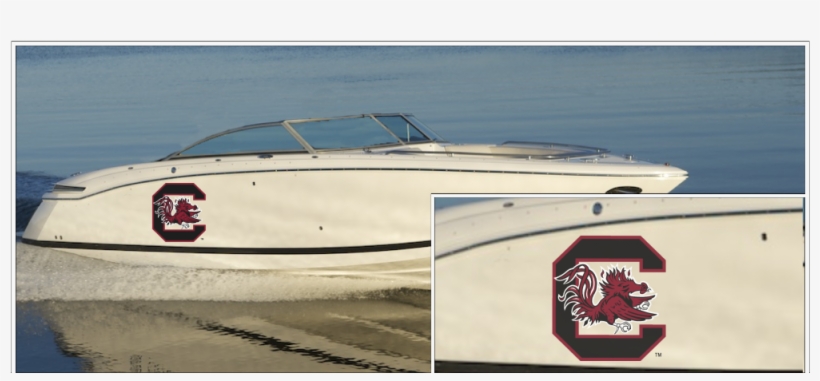 I'll Take The Boat And The Gamecock Logo For 500, Alex - Bass Boat, transparent png