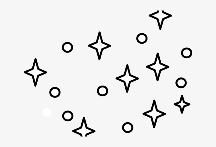 Stars Drawings - Transparent Stars Clipart Black And White, transparent png