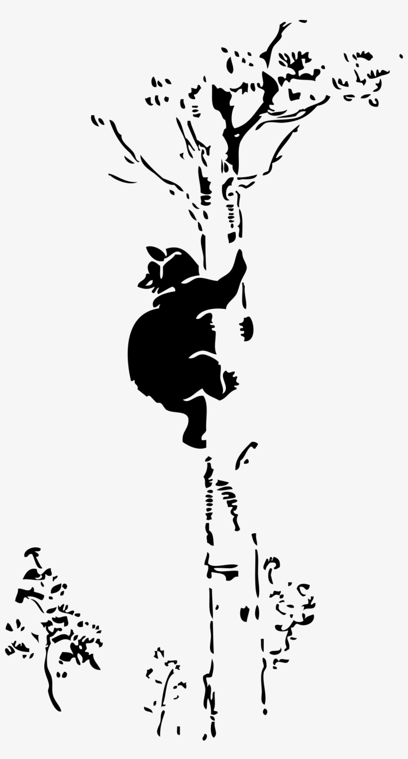 Bear Up A Big Image Png - Bear In Tree Clipart, transparent png