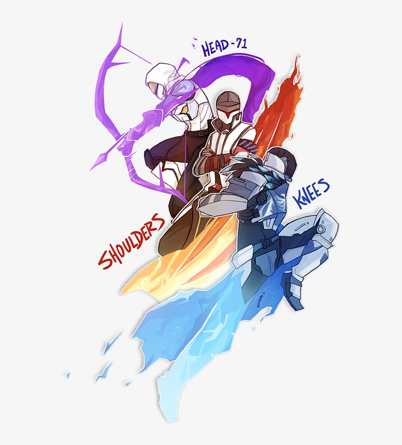 Head, Shoulders, Knees And By Zennore - Cartoon, transparent png