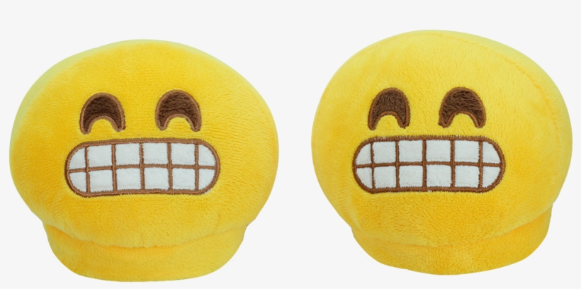 Emoji Slippers - Grinning - Smiley, transparent png