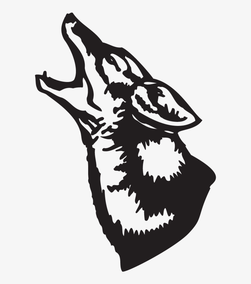 Dc13162 - Heulender Wolf, transparent png