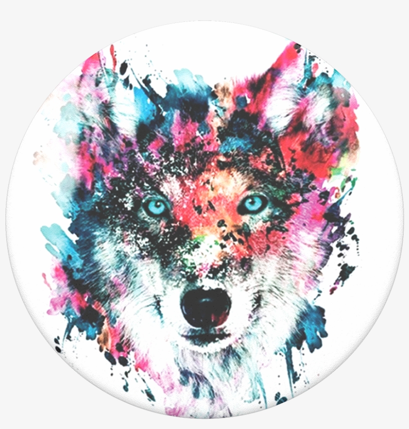 Wolf, Popsockets - Wolf Popsocket, transparent png