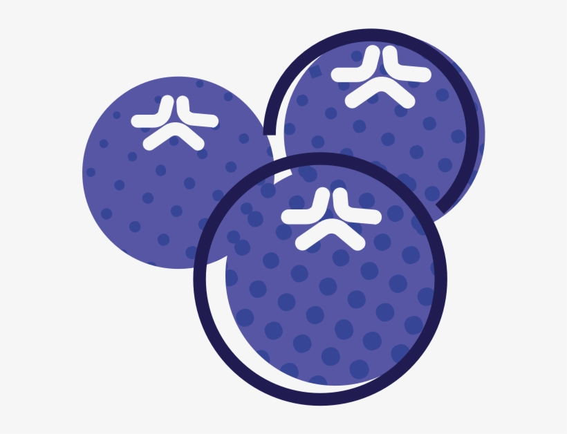 Blueberry - Polka Dot, transparent png