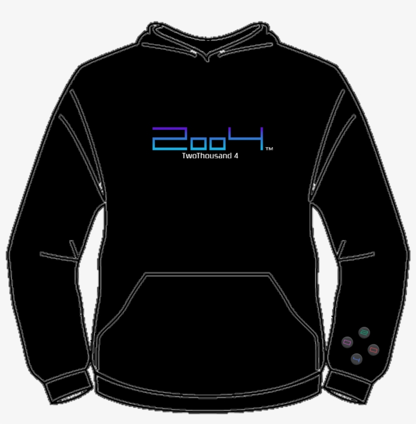 Image Of 2oo4 Ps2 Hoodie [black] - Hoodie, transparent png