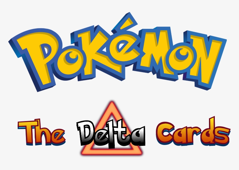 Pokemon The Delta Cards Logo - Pokemon, transparent png