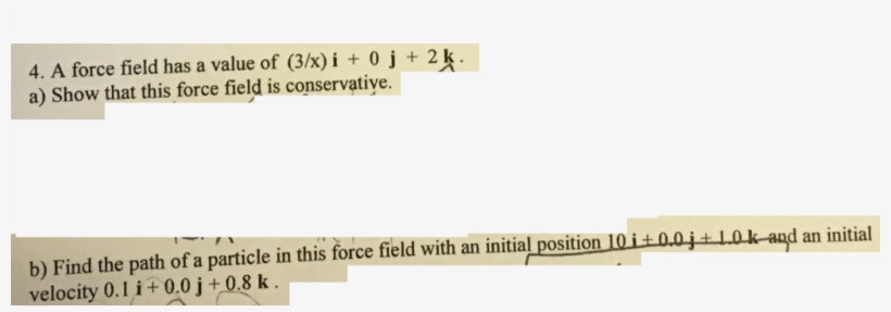 A Force Field Has A Value Of I 0 J - Software, transparent png
