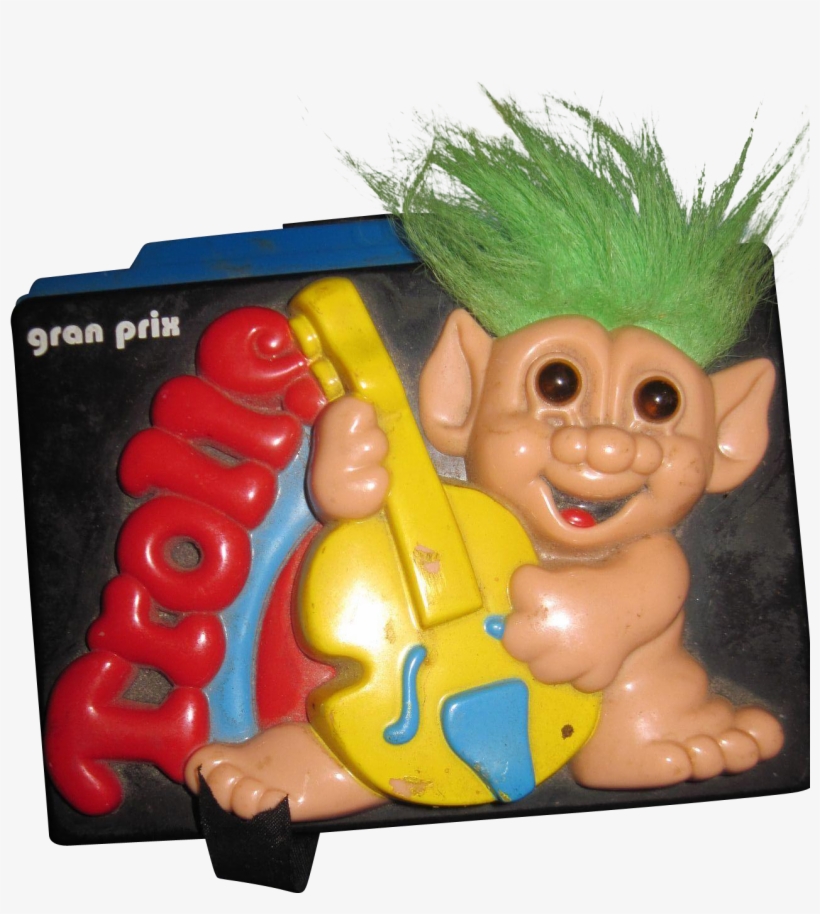 Vintage Gran Prix Troll Tape Recorder - Figurine, transparent png