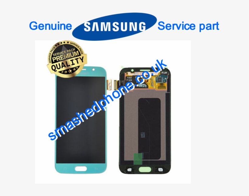 100% Genuine Samsung Galaxy S6 Sm G920f Lcd Topaz Blue - Samsung, transparent png