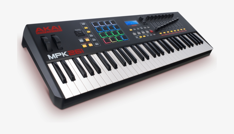 Akai Mpk261 61 Key Note Performance Usb Midi Pad & - Midi Controller For Mainstage, transparent png