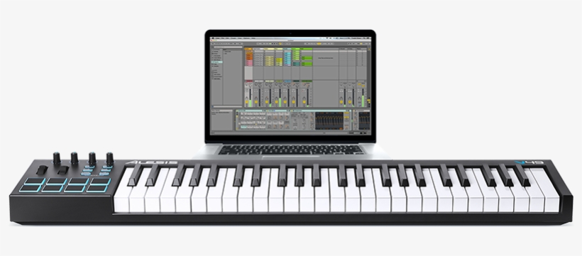Plus, V49's Slim Design Makes It Easy To Implement - Alesis V61, transparent png