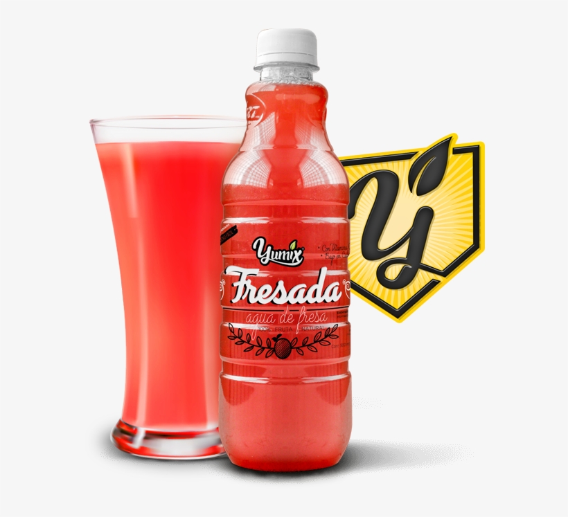 Yumix Agua Fresa - Plastic Bottle, transparent png